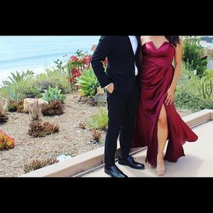 Maroon Formal Dress